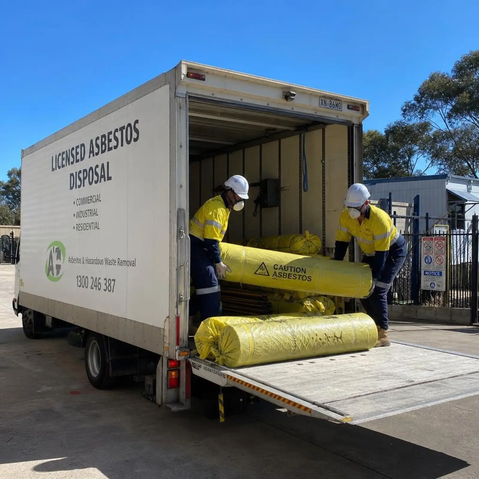 Safe double-wrapped asbestos disposal in Perth